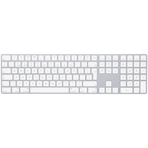 Apple Magic Keyboard with Numeric Keypad - British English - Silver - deluxe.com.ng