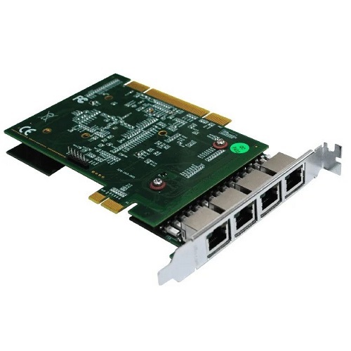 Allo 4 Port PRI Card (PCIe) with LEC (4th Gen)- 4E1 - deluxe.com.ng