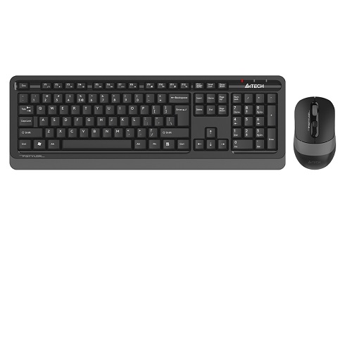 A4TECH FG1010 FSTYLER WIRELESS KEYBOARD AND MOUSE BLUE | GRAY | ORANGE - deluxe.com.ng
