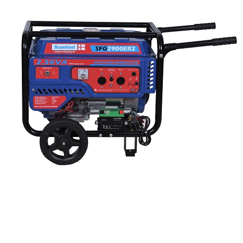 SCANFROST 2.5KVA GENERATOR | SFG2900ER2 - deluxe.com.ng