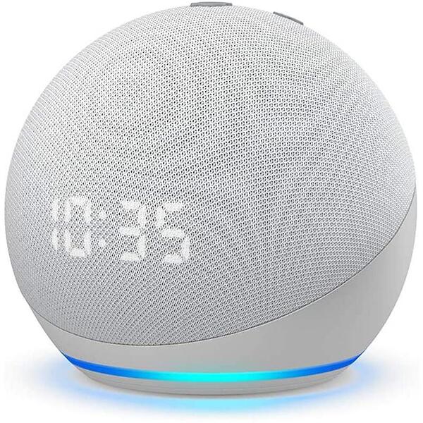 AMAZON ECHO DOT 4 SPEAKER GLACIER WHITE [DWN] - deluxe.com.ng