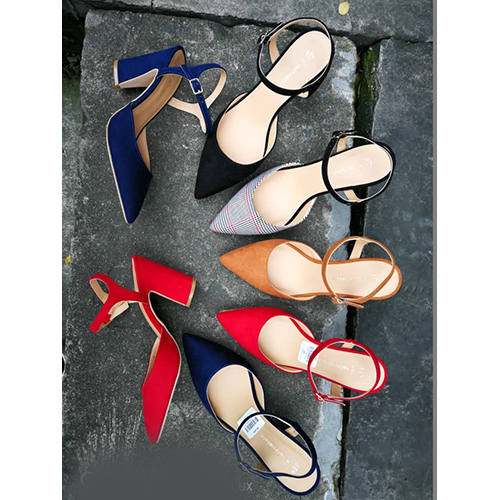 LUXURY WOMEN'S BLOCK HEEL SHOE (AVAILABLE IN ALL SIZES)