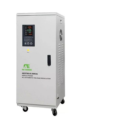 A&E Dunamis 30KVA Single-phase Servo Voltage Stabilizer (80V-260V) - deluxe.com.ng