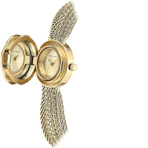 ANNE KLEIN AK/1046CHCV WOMEN'S SWAROVSKI CRYSTAL ACCENTED WATCH - deluxe.com.ng