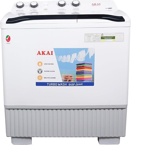 AKAI 12kg Automatic Washing Machine- deluxe.com.ng