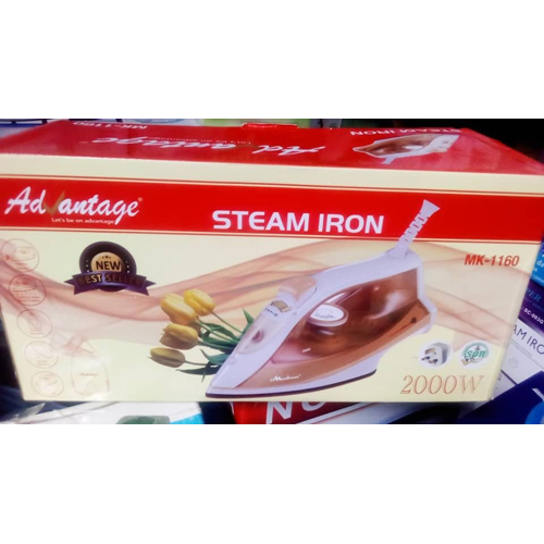 ADVANTAGE STEAM IRON 2000W  MK-1160 (NDU) deluxe.com.ng