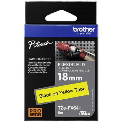 BROTHER LABELING TAPES  TZE-FX 641(FLEXIBLE TAPE) - deluxe.com.ng
