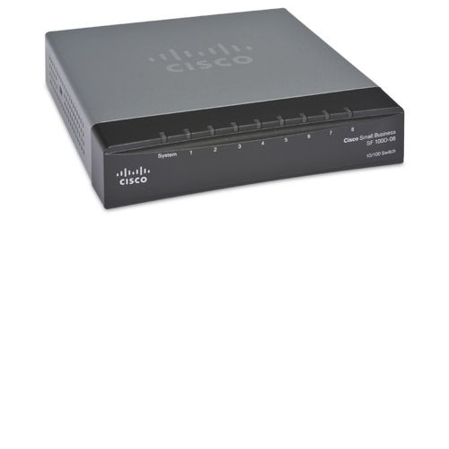 Cisco SF100D-08P 8-Port 10/100 PoE Desktop Switch - deluxe.com.ng