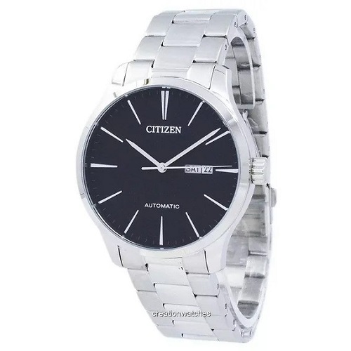 CITIZEN NH8350-83E MEN’S AUTOMATIC BLACK DIAL BRACELET MEDIUM WATCH - deluxe.com.ng