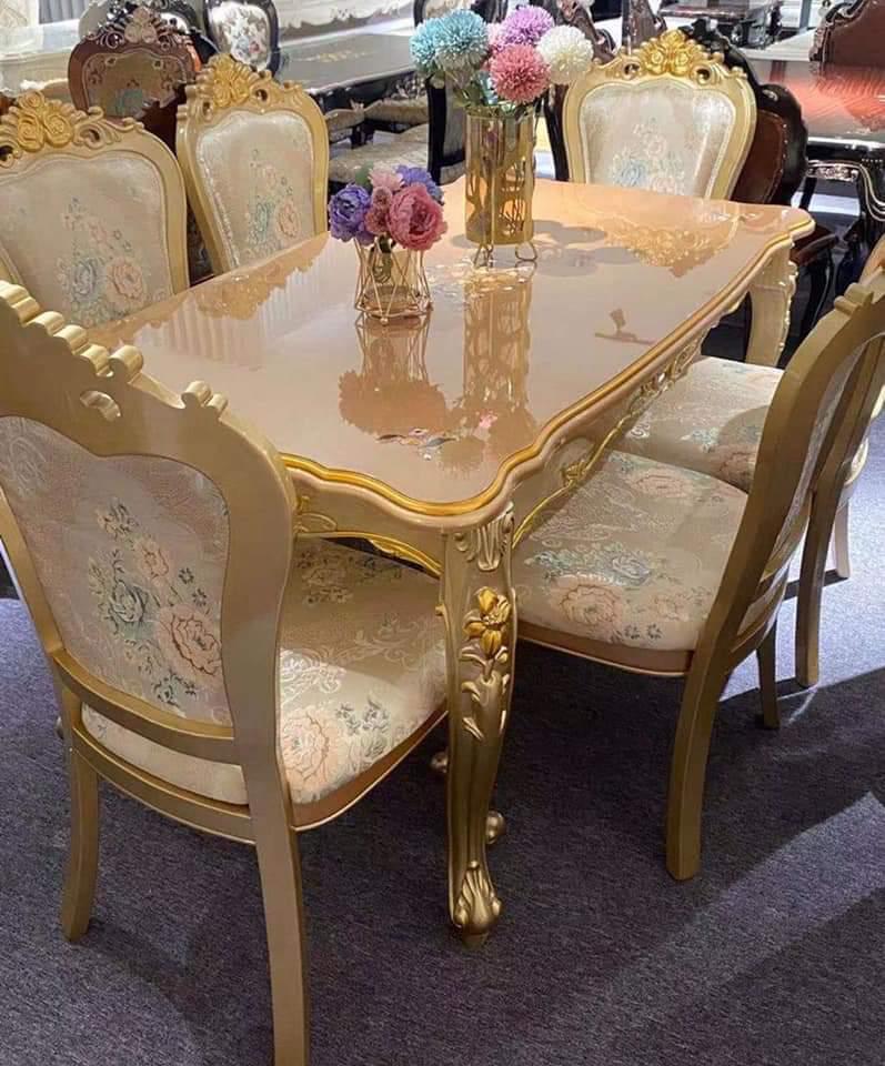 ROYAL CREAM & GOLDEN DINING SET (1530)