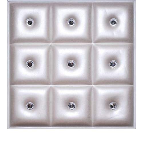 3D BEIGE LEATHER WALL PANEL -XK-9 