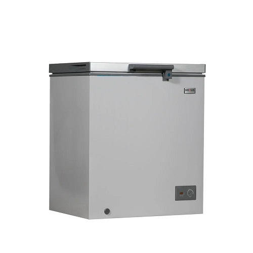 NEXUS 150L CHEST FREEZER | NX-160HC WHITE, SILVER - deluxe.com.ng