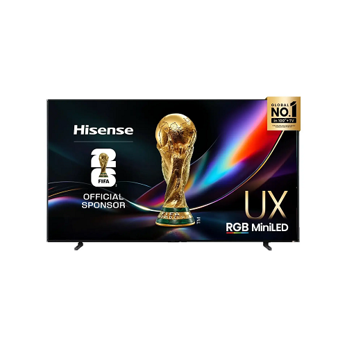 Hisense TV ULED 100 Inch UX Series RGB-MiniLED 4K 165Hz Smart Television - Deluxe.com.ng