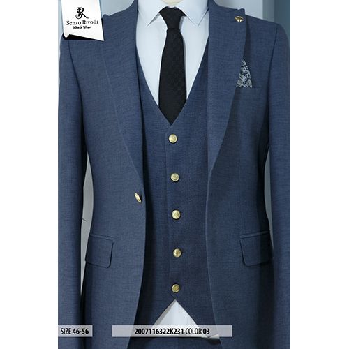 MEN'S LUXURY  2 PIECE SUIT (AVAILABLE IN ALL SIZES) 031 