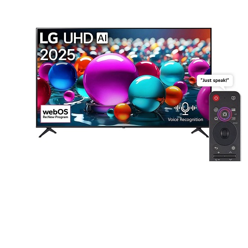 LG 75 inch UHD AI UA85 4K Smart TV AI Magic Remote HDR10 webOS25