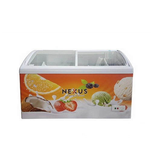 NEXUS 400L TRANSPARENT TOP CHEST FREEZER | NX455Q-TF - deluxe.com.ng