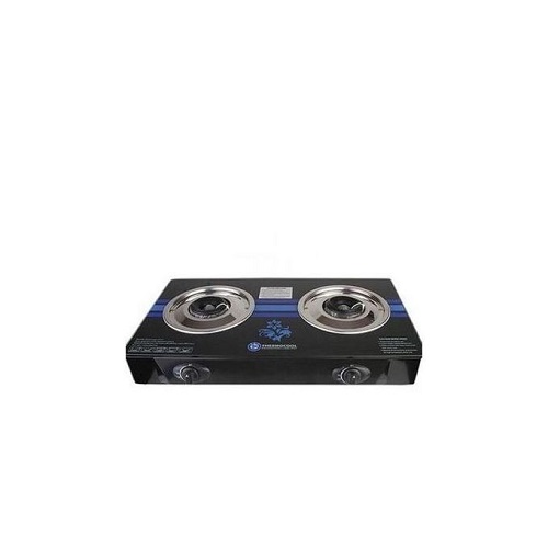 NEXUS NX-205BB (1) NEXUS GLASS DOUBLE BURNER GAS STOVE  - deluxe.com.ng