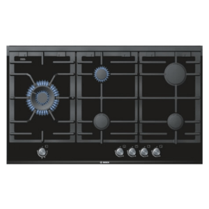 BOSCH Serie 8 PRS9A6D70  90cm Ceramic Gas hob - Black - Deluxe.com.ng