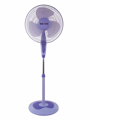 Nexus 16 Inch Standing Fan | NX-7416 Purple Colour - deluxe.com.ng