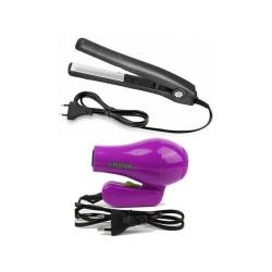 Nova Foldable Hair Dryer & Universal Hair Curler/Straightener