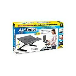 Airspace Adjustable Laptop Desk With Mouse Pad & Cooling Fan 