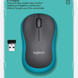 Logitech Mouse Wireless Blue M185 (DW) N).Deluxe.com.ng