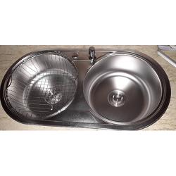 NESTA DOUBLE BOWL SINK- deluxe.com.ng