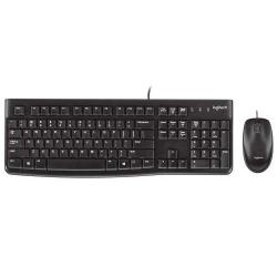 Logitech MK120 Wired USB Keyboard Mouse Desktop Combo (DW) N).Deluxe.com.ng