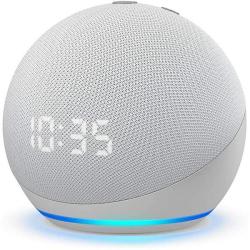 AMAZON ECHO DOT 4TH GENERATION WITH CLOCK [DWN] - deluxe.com.ng