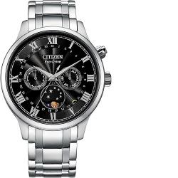CITIZEN AP1050-81E MEN’S ECO-DRIVE MOONPHASE MULTIFUNCTION BRACELET WATCH- deluxe.com.ng
