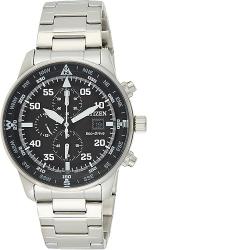 CITIZEN CA0690-88E MEN’S ECO-DRIVE BLACK DIAL CHRONOGRAPH BRACELET WATCH - deluxe.com.ng