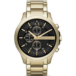 ARMANI EXCHANGE AX2137 MEN’S CHRONOGRAPH GOLD-TONE STAINLESS STEEL WATCH - Deluxe.com.ng