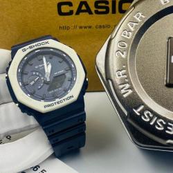 CASIO EXCLUSIVE DESIGNERS WRISTWATCH WITH BLACK RUBBER HANDS AND WHITE SCREEN (SAWW) - DELUXE.COM.NG