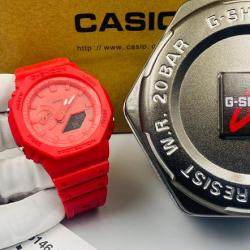 CASIO EXCLUSIVE DESIGNERS WRISTWATCH WITH RED RUBBER HANDS AND SCREEN (SAWW) - DELUXE.COM.NG