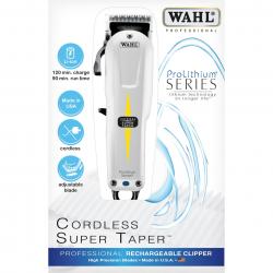 Wahl Super taper (8591-036)Pro lithium cordless clipper/3pin