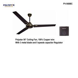 POLYSTAR 56 INCH CEILING FAN | PV-56BBC - deluxe.com.ng