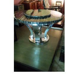 FURNITURE CENTRE TABLE (ROUND MARBLE) - For Home Use (CLAGLO) - deluxe.com.ng
