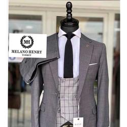 CONTEMPORARY STRIPED 3 PIECE MEN'S SUIT|SUT 021(AVAILABLE IN ALL SIZES) - Deluxe.com.ng