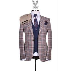 RITZY MEN'S PLAIN 3 PIECE SUIT |SUT 010 (AVAILABLE IN ALL SIZES) - Deluxe.com.ng