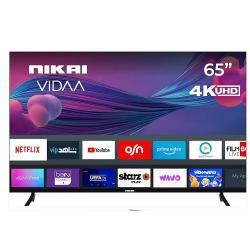 Nikai 65" INCH Web os UHD Smart LED NIK65MEU4STN, Frameless, Ultra HDR, Dolby Audio, Smart Voice Control