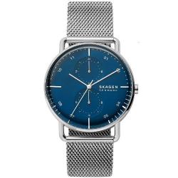 SKAGEN SKW6690 MEN’S HORIZONT MULTIFUNCTION SILVER-TONE STAINLESS STEEL MESH WATCH