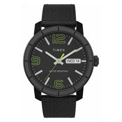 TIMEX T2T725 MEN’S MOD 44 FABRIC/LEATHER WATCH