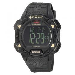 TIMEX T49896 MEN’S EXPEDITION DIGITAL SHOCK CAT RESIN STRAP WATCH