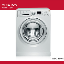 Ariston Washing Machine | WDG 8640S EX Washing Dryer Machine - 8Kg - 1400Rpm - deluxe.com.ng