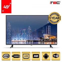 iTec 49' Full Hd Led Smart Tv + Free Wall Bracket  - deluxe.com.ng