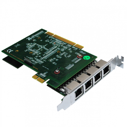 Allo 2 Port PRI Card (PCI & PCIe) with LEC (3rd Gen)- 2E1