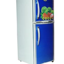 RestPoint Double-Door Upright Refrigerator -  RP-165 Blue Colour - deluxe.com.ng