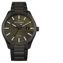 BEN SHERMAN WBS109BBM MEN'S THE RONNIE PROFESSIONAL BLACK BRACELET WATCH - deluxe.com.ng