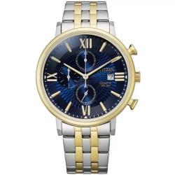 CITIZEN AN3616-75L MEN’S QUARTZ CHRONOGRAPH BLUE DIAL MULTI-DIAL STEEL WATCH - deluxe.com.ng