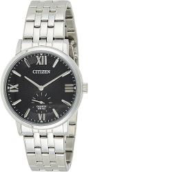 CITIZEN BE9170-72E MEN’S SLEEK BLACK DIAL SILVER BRACELET SMALL WATCH - deluxe.com.ng